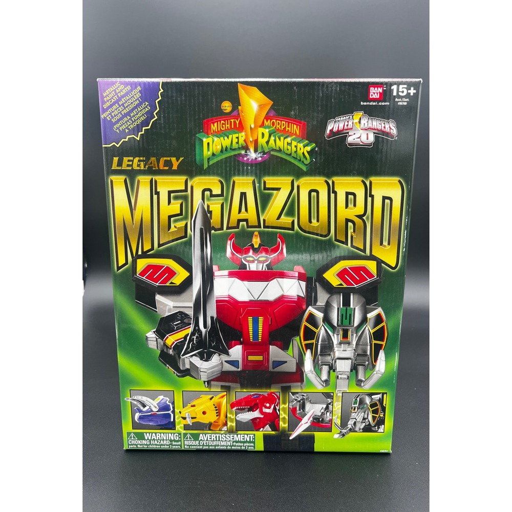 Bandai Power Rangers Legacy Megazord 20th Anniversary Die-Cast Figure 96780